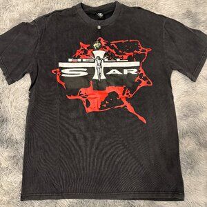 Hellstar Jesus Cross Black T-Shirt Men’s Size Large